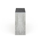 Buffet Mystal industriel de Furniture of America, effet béton, 3 tiroirs
