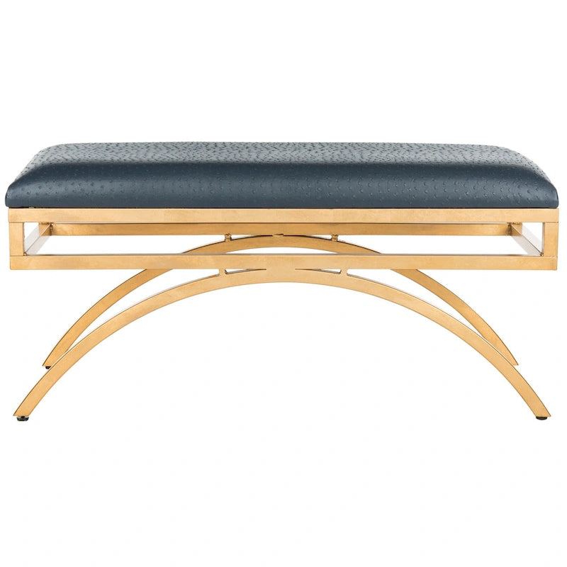 SAFAVIEH Belinda Banc Arc Moderne Glam - 38 x 18 x 18.3 - 38Lx18Px18H
