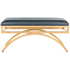 SAFAVIEH Belinda Banc Arc Moderne Glam - 38 x 18 x 18.3 - 38Lx18Px18H