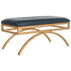 SAFAVIEH Belinda Banc Arc Moderne Glam - 38 x 18 x 18.3 - 38Lx18Px18H