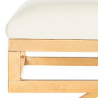 SAFAVIEH Belinda Banc Arc Moderne Glam - 38 x 18 x 18.3 - 38Lx18Px18H