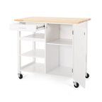 Desserte de cuisine contemporaine Westcliffe à roulettes par Christopher Knight Home - 41,75 l x 18,90 P x 35,25 H