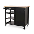 Desserte de cuisine contemporaine Westcliffe à roulettes par Christopher Knight Home - 41,75 l x 18,90 P x 35,25 H