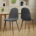 Chaises de salle à manger Caden de style Mid-century (lot de 2) par Christopher Knight Home