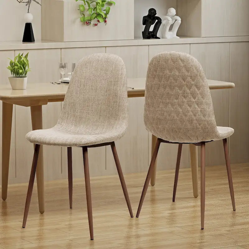 Chaises de salle à manger Caden de style Mid-century (lot de 2) par Christopher Knight Home