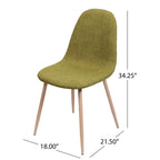 Chaises de salle à manger Caden de style Mid-century (lot de 2) par Christopher Knight Home