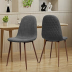 Chaises de salle à manger Caden de style Mid-century (lot de 2) par Christopher Knight Home
