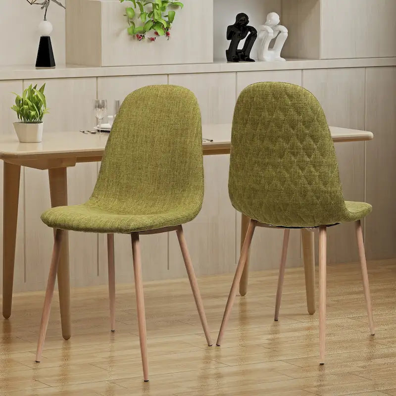 Chaises de salle à manger Caden de style Mid-century (lot de 2) par Christopher Knight Home