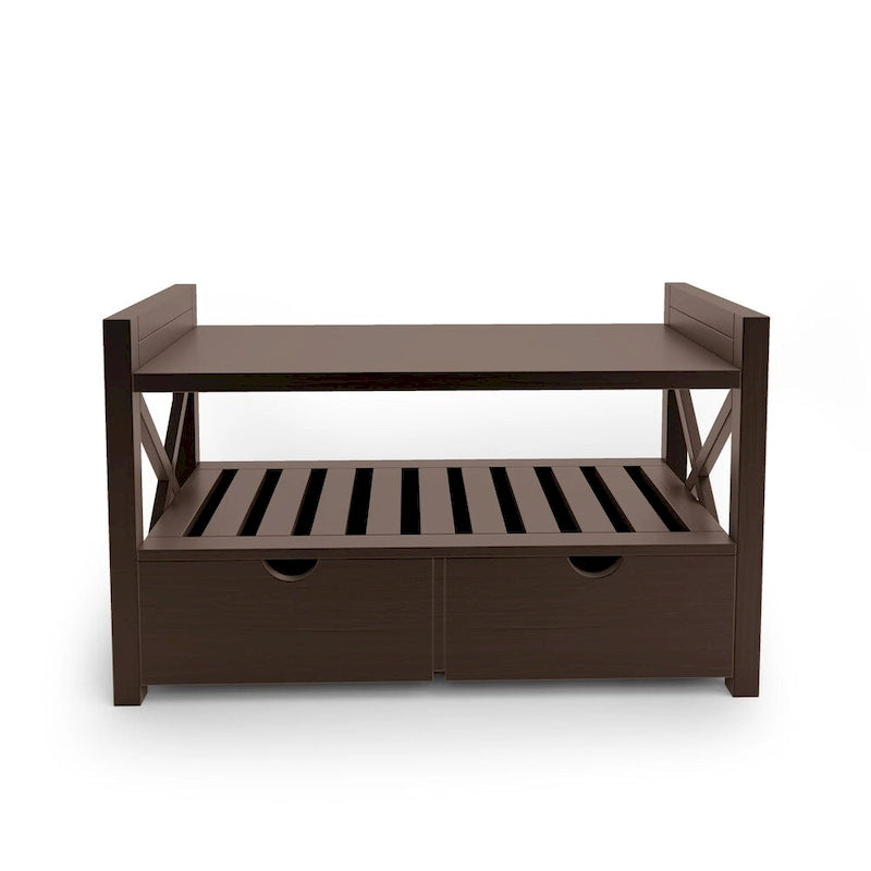 Banc de rangement pour entrée