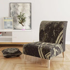 Chaise d'appoint contemporaine de style rustique tapissée Designart Wild West Rodeo - Fauteuil