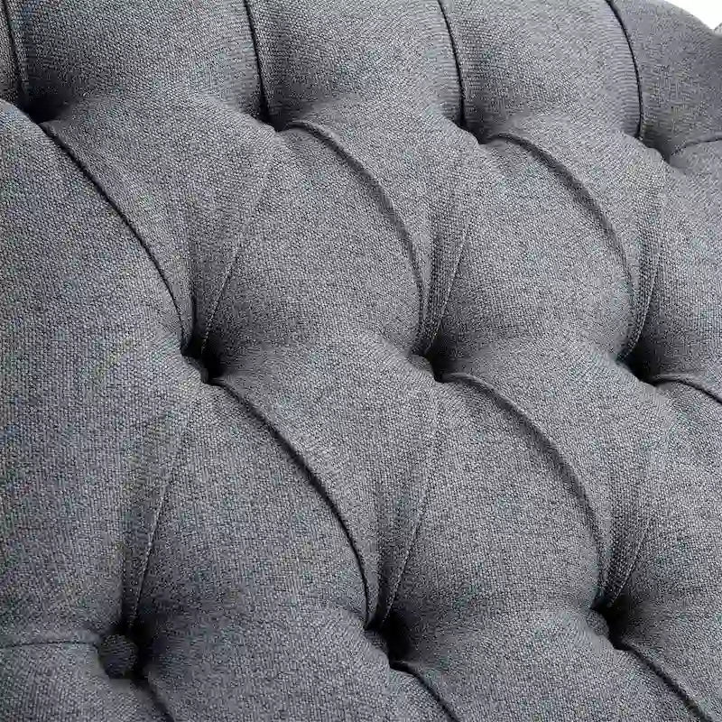 27 Wide Upholstered Manual Recliner, Wing Sofa Chair with Wood Legs