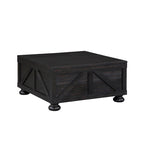 36-inch Acacia and Pine Storage Coffee Table by