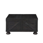 36-inch Acacia and Pine Storage Coffee Table by