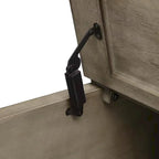 36-inch Acacia and Pine Storage Coffee Table by