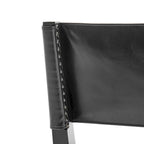 Faux Leather/ Linen Dining Side Chair, (Set of 2)