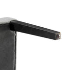 Faux Leather/ Linen Dining Side Chair, (Set of 2)