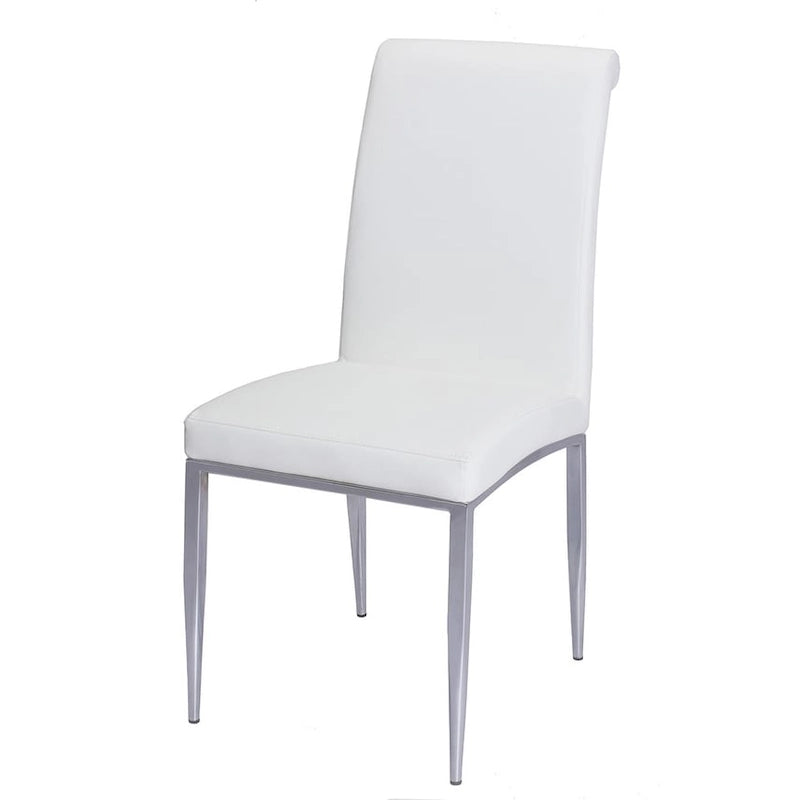 Somette Contemporary Upholstered Cantilever Side Chair, Set of 4