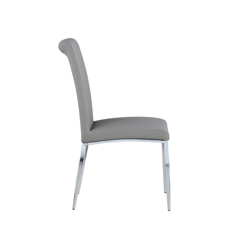 Somette Contemporary Upholstered Cantilever Side Chair, Set of 4