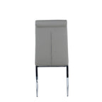 Somette Contemporary Upholstered Cantilever Side Chair, Set of 4