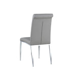 Somette Contemporary Upholstered Cantilever Side Chair, Set of 4