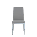 Somette Contemporary Upholstered Cantilever Side Chair, Set of 4