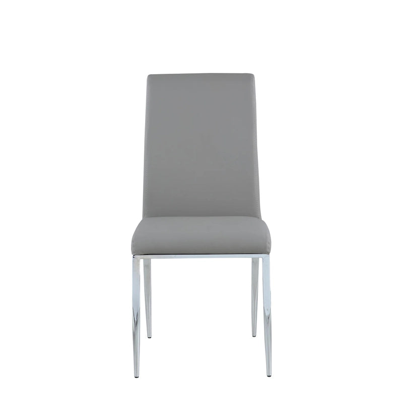 Somette Contemporary Upholstered Cantilever Side Chair, Set of 4