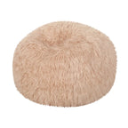 Mosier Modern Glam Faux Fur Bean Bag by Christopher Knight Home