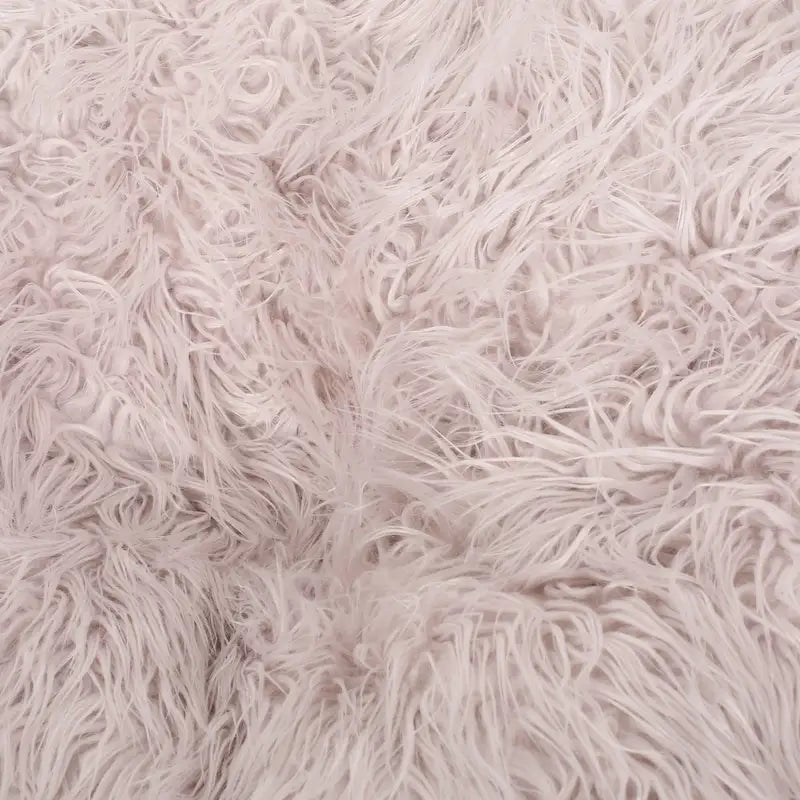 Mosier Modern Glam Faux Fur Bean Bag by Christopher Knight Home