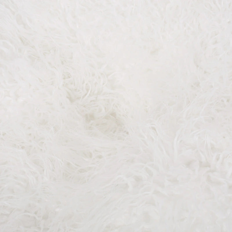 Mosier Modern Glam Faux Fur Bean Bag by Christopher Knight Home
