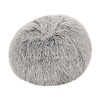 Mosier Modern Glam Faux Fur Bean Bag by Christopher Knight Home