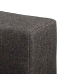 Nova Ridge Upholstered Button-Tufted Bed Frame, Full