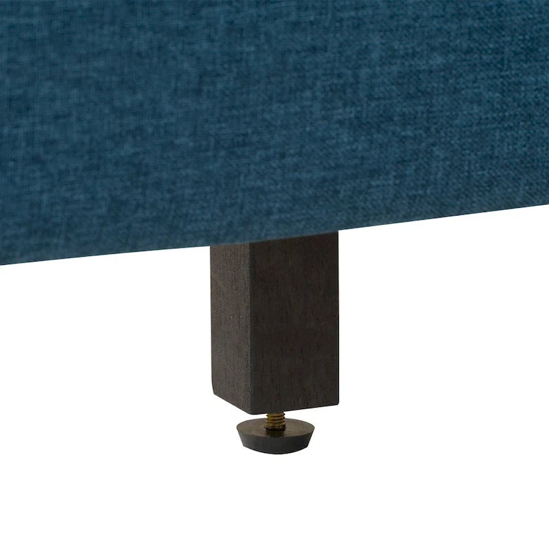 Nova Ridge Upholstered Button-Tufted Bed Frame, Full
