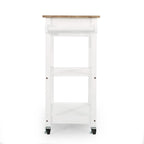 Dade Kitchen Cart with Wheels by Christopher Knight Home
