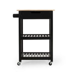 Dade Kitchen Cart with Wheels by Christopher Knight Home