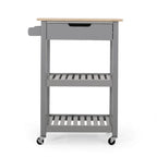 Dade Kitchen Cart with Wheels by Christopher Knight Home