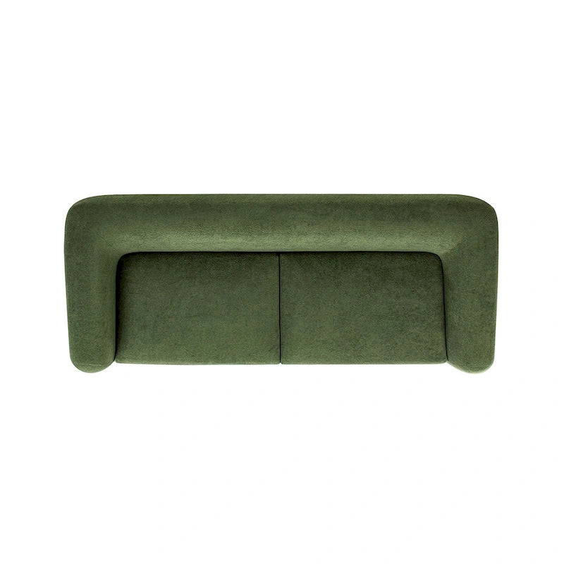 90.5 Sherpa Upholstered Sofa