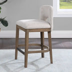 Tabouret de comptoir en bois massif Bayonne