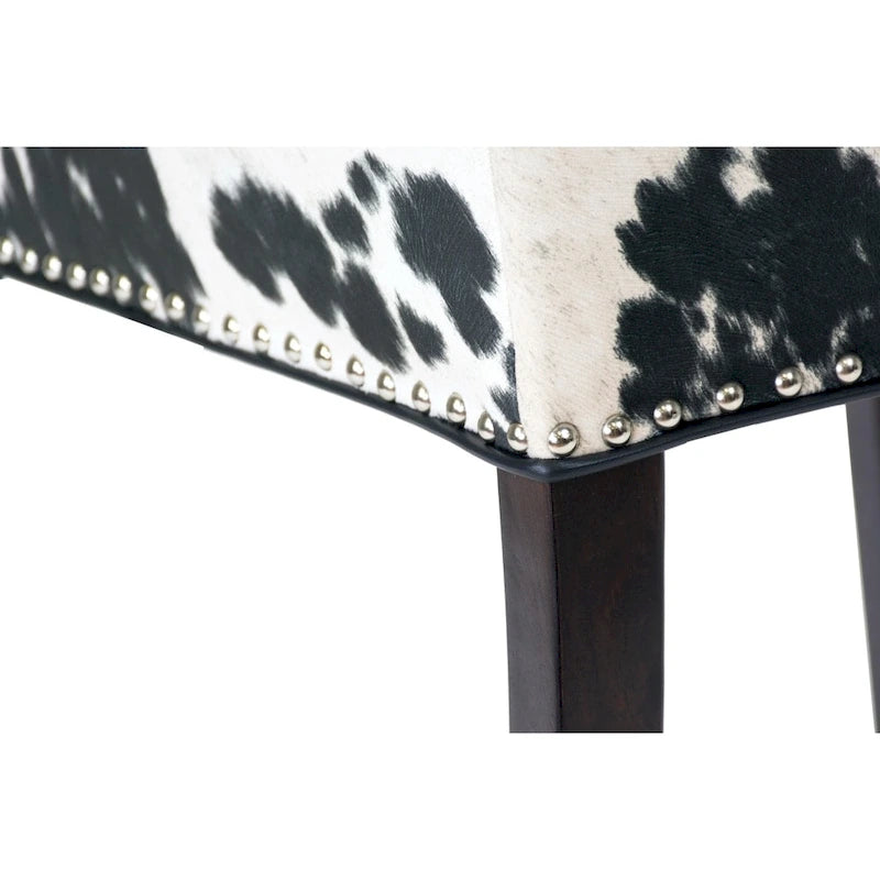 Sole Designs Rexford Wingback Leather Upholstered Nailhead Dining Chairs Set Of 2 - n/a