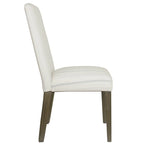 HomePop Classic Parsons Dining Chair - Dove Grey Stripe (Set of 2)