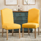 Roundhill Furniture Mod Urban Solid Wood Upholstered Parson Chairs (Set of 2)