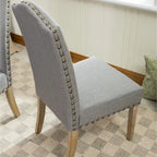 Roundhill Furniture Mod Urban Solid Wood Upholstered Parson Chairs (Set of 2)
