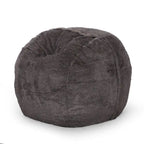 Pouf d'hiver en fausse fourrure Greyrock Modern Glam par Christopher Knight Home