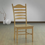 Solid Hardwood Ladder Back Dining Chair