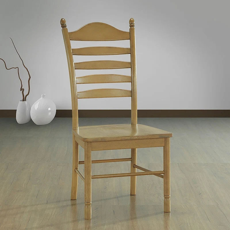 Solid Hardwood Ladder Back Dining Chair