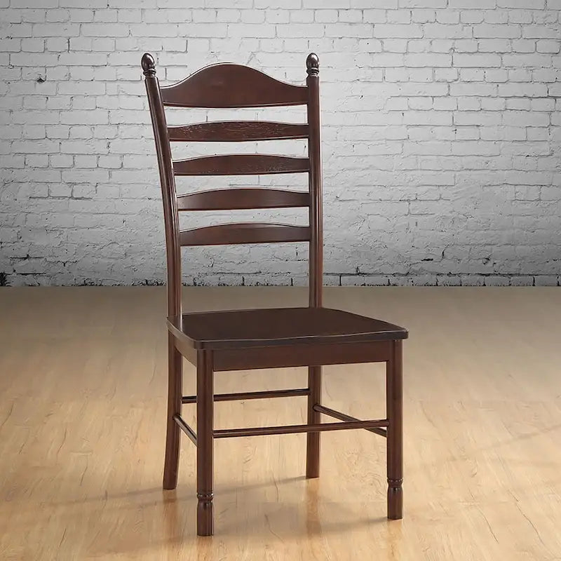 Solid Hardwood Ladder Back Dining Chair