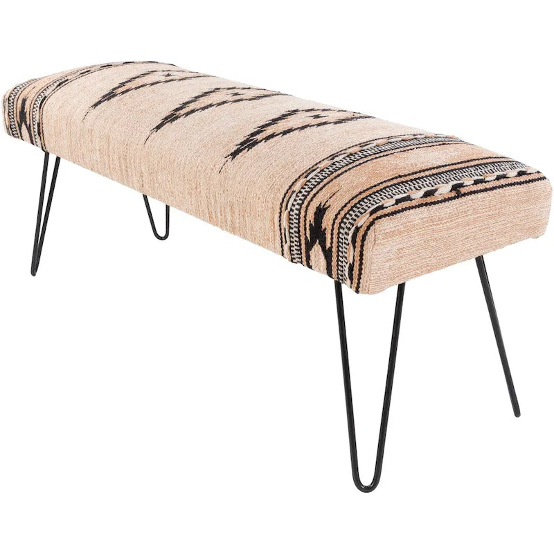 Banc rembourré de style moderne du sud-ouest Avril