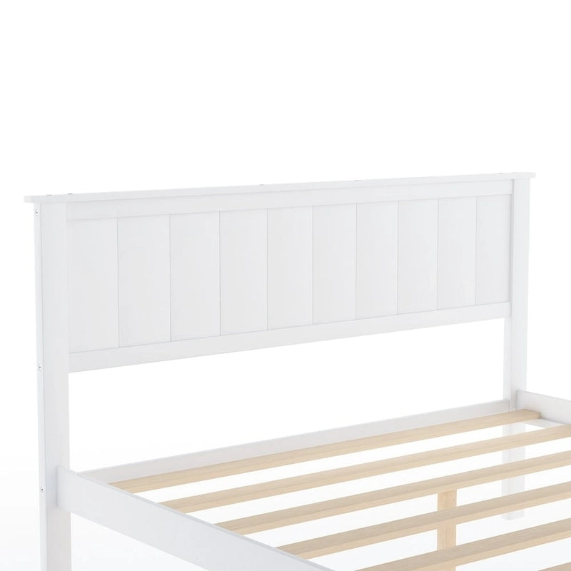Modern Platform Bed with Under-bed Drawer