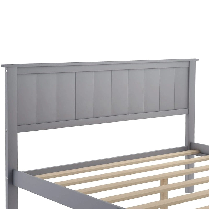 Modern Platform Bed with Under-bed Drawer