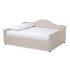 Contemporary Fabric Upholstered Daybed by