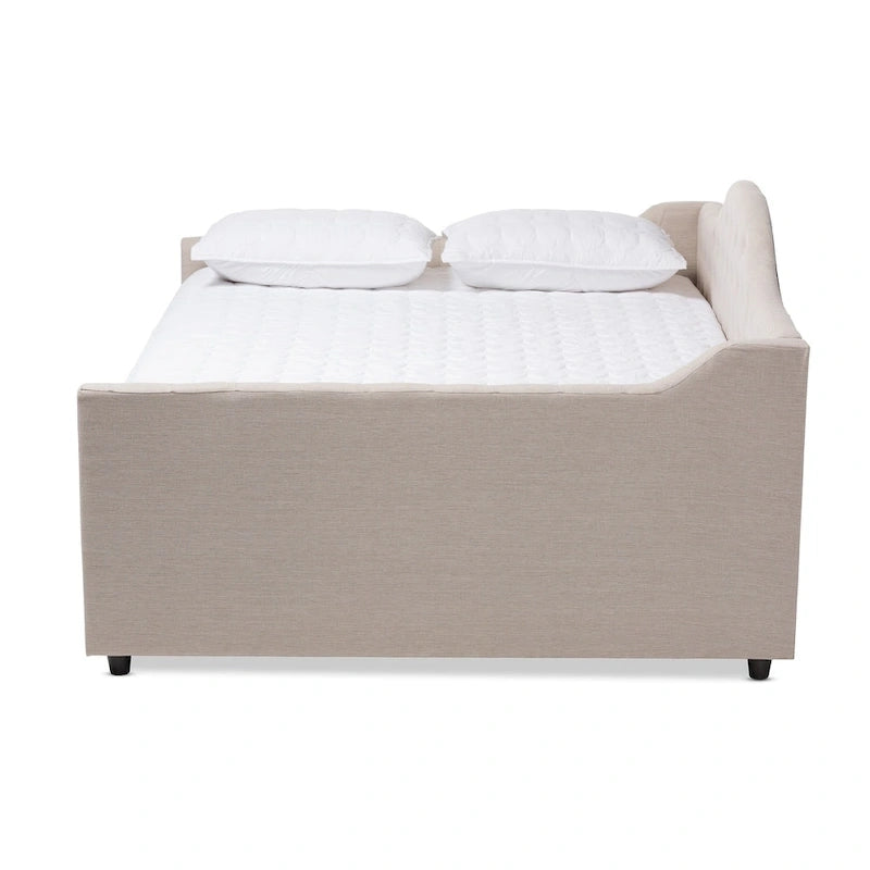 Contemporary Fabric Upholstered Daybed by